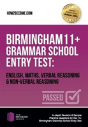Birmingham 11+ Grammar School Entry Test: English, Maths, Verbal Reasoning & Non-Verbal Reasoning - Preview