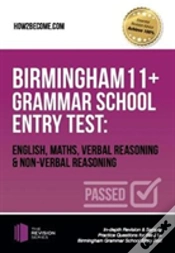 Capa do artigo Birmingham 11+ Grammar School Entry Test: English, Maths, Verbal Reasoning & Non-Verbal Reasoning