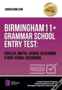 Capa do artigo Birmingham 11+ Grammar School Entry Test: English, Maths, Verbal Reasoning & Non-Verbal Reasoning
