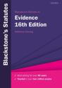 Blackstones Statutes On Evidence 16e Pap - Preview
