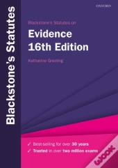 Blackstones Statutes On Evidence 16e Pap