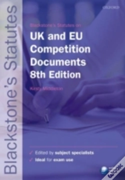 Capa do artigo Blackstone'S Uk & Eu Competition Documents