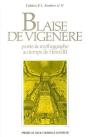 Blaise De Vigenere, Poéte Et Mythographe Au Temps De Henri Iii - Preview