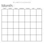 Blank Calendar - Preview