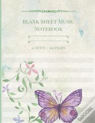 Blank Sheet Music Notebook