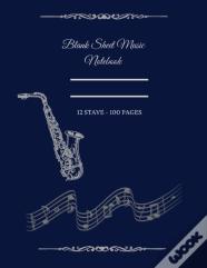 Blank Sheet Music Notebook