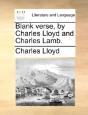 Blank Verse, By Charles Lloyd And Charle - Preview