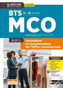 Capa do artigo Bloc 2 : Animation Et Dynamisation De L'Offre Commerciale ; Btc Mco 1re Et 2e Années (Édition 2026)