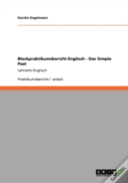 Capa do artigo Blockpraktikumsbericht Englisch - Das Simple Past