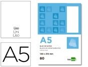 Capa do artigo Bloco de apontamentos liderpapel din a5 80 f liso