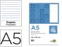 Bloco de apontamentos liderpapel din a5 80 f pautado (6 unidades) - Preview