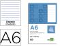 Bloco de apontamentos pautado Liderpapel. Din. A6, 80 folhas - Preview