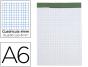 Bloco de apontamentos quad 4mma6 80 folhas 60g/m2 perfurado sem capa - Preview