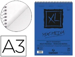 Capa do artigo Bloco De Desenho Aguarela XL Mix - Canson - Grão Médio, Dim. A3, Microperfurado Espiral, 29,7x42cm, 30 Folhas, 300 gr