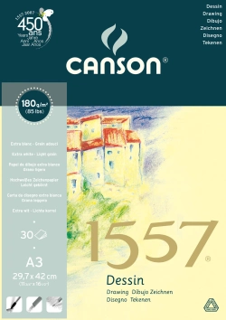Capa do artigo Bloco De Desenho Canson 1557 A3 180G 30Fl Graosuave 4127.415