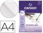 Bloco de Desenho Multitecnicas Canson Imagine Din A4 Colado Liso 21x29,7 cm 50 Folhas 200 gr - Preview