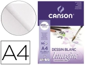 Capa do artigo Bloco de Desenho Multitecnicas Canson Imagine Din A4 Colado Liso 21x29,7 cm 50 Folhas 200 gr
