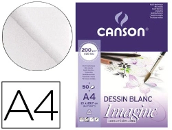 Capa do artigo Bloco de Desenho Multitecnicas Canson Imagine Din A4 Colado Liso 21x29,7 cm 50 Folhas 200 gr