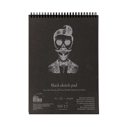 Capa do artigo Bloco de Desenho SM.LT Black Sketch Pad Authentic A4