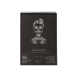 Capa do artigo Bloco de Desenho SM.LT Black Sketch Pad Authentic A5