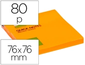 Capa do artigo Bloco de notas adesivas Q-connect 75 x 75 mm. Cor de laranja fluorescente
