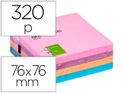 Capa do artigo Bloco de notas adesivas Q-connect. 75 x 75 mm. Cores sortidas
