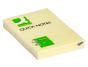Bloco de Notas Adesivas Q-connect - Amarelo - 50 x 75 mm - Preview