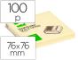 Bloco de notas adesivas q-connect amarelo. 75 x 75 mm (12 unidades) - Preview