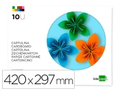Capa do artigo Bloco de trabalhos manuais em cartolina A3 Liderpapel 10 folhas 180g várias cores
