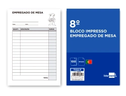 Capa do artigo Bloco empregado de mesa simples 105x155 mm (10 unidades)