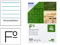 Capa do artigo Bloco exames liderpapel horizontal folio 40 folhas 60g/m2 (10 unidades)