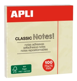 Capa do artigo Bloco Notas Aderent Apli 75x75 Amar 10975