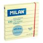 Bloco Notas Aderentes Milan 76X76Mm Linhas 4151 Ptl 100 - Preview