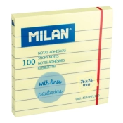 Capa do artigo Bloco Notas Aderentes Milan 76X76Mm Linhas 4151 Ptl 100