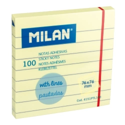 Capa do artigo Bloco Notas Aderentes Milan 76X76Mm Linhas 4151 Ptl 100