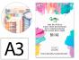 Bloco Papel Multitécnicas Liderpapel A3 para Acrilico, Óleo e Guache - 20 folhas gramagem 260g/m2 - Preview