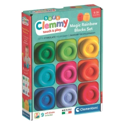 Capa do artigo Blocos Clementoni Soft Clemmy Arco-Iris Mágico 9 Un 17604