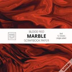 Capa do artigo Blood Red Marble Scrapbook Paper