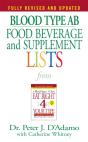 Blood Type Ab Food, Beverage And Supplement Lists - Preview