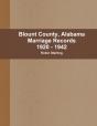Blount County, Alabama Marriages 1920 - 1942 - Preview