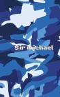 Blue Camouflage Sir Michael Creative Journal - Preview