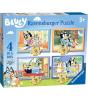 Bluey Puzzle 4 In A Box - Preview