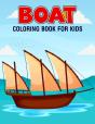 Boat Coloring Book For Kids - Preview