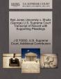 Bob Jones University V. Shultz (George) U.S. Supreme Court Transcript Of Record With Supporting Pleadings - Preview