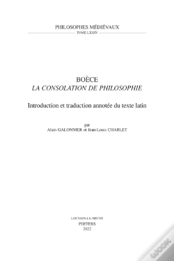 Capa do artigo Boece, 'La Consolation De Philosophie'
