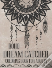 Boho Dream Catcher Coloring Book For Adults