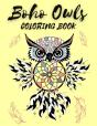 Boho Owls Coloring Book - Preview