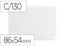 Bolsa catalogo q-connect 130 microns pvc transparente 86x54 mm (100 unidades) - Preview