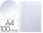 Bolsa catalogo q-connect din a4 100 microns cristal caixa de 100 unidades - Preview