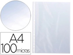 Capa do artigo Bolsa catalogo q-connect din a4 100 microns cristal caixa de 100 unidades